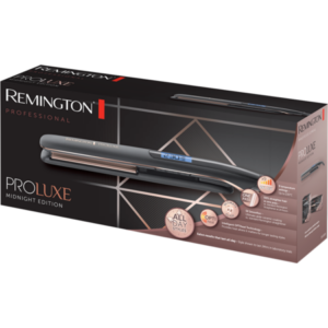 Par Perfect cu Placa de Par Remington S9100B Proluxe Midnight Edition