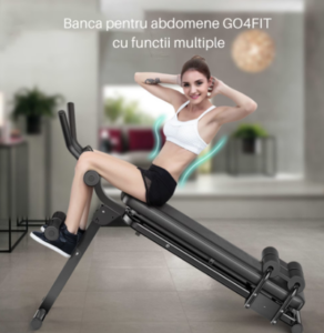 Aparat Fitness pentru Abdomene GO4FIT® Perfecțiunea în Antrenamentele Abdominale