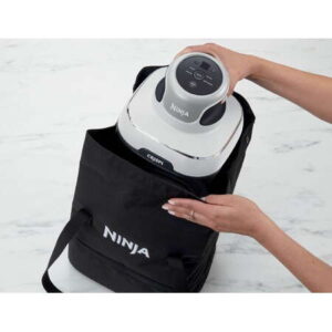 Friteuza cu aer cald portabila Ninja CRISPi FN102EU, 4 in 1, 1700 W, recipiente din sticla 3, 8 L si 1, 4 L, alb, termen livrare 7-8 zile 